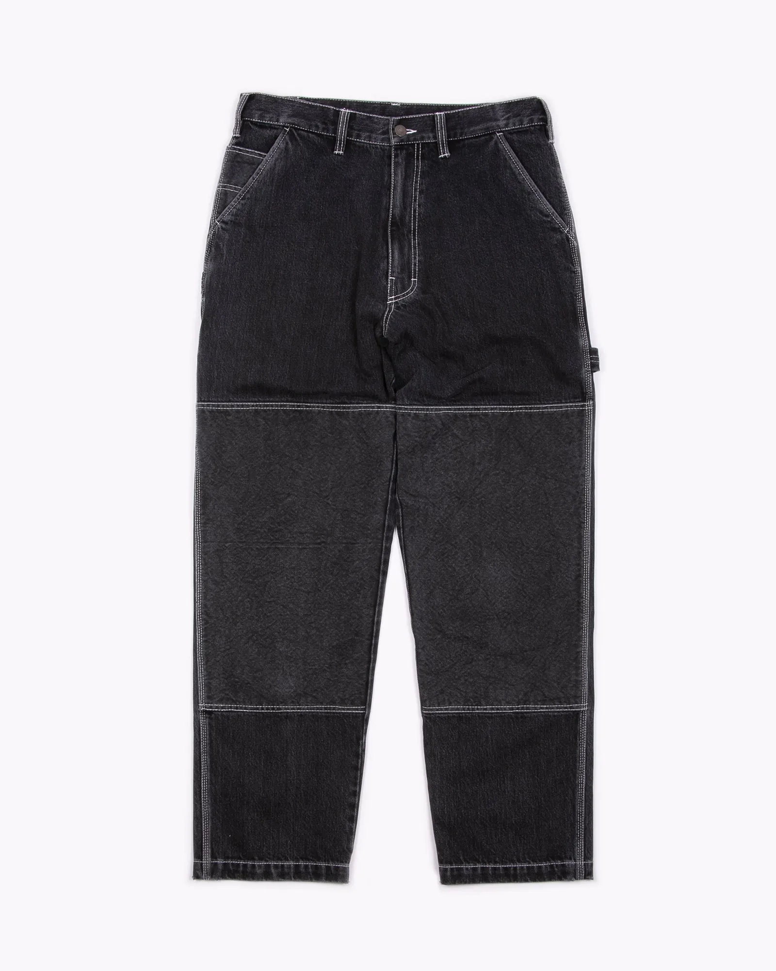 Double Knee Trouser - Black