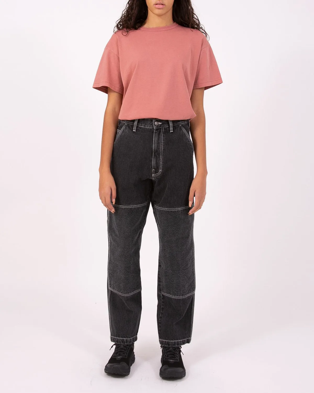 Double Knee Trouser - Black
