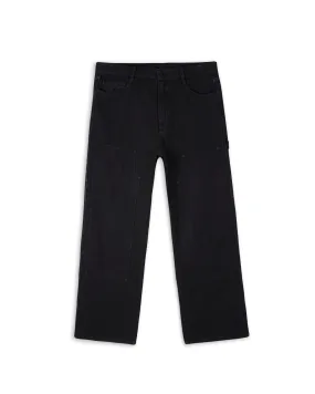 Double Knee Utility Pant - Washed Black