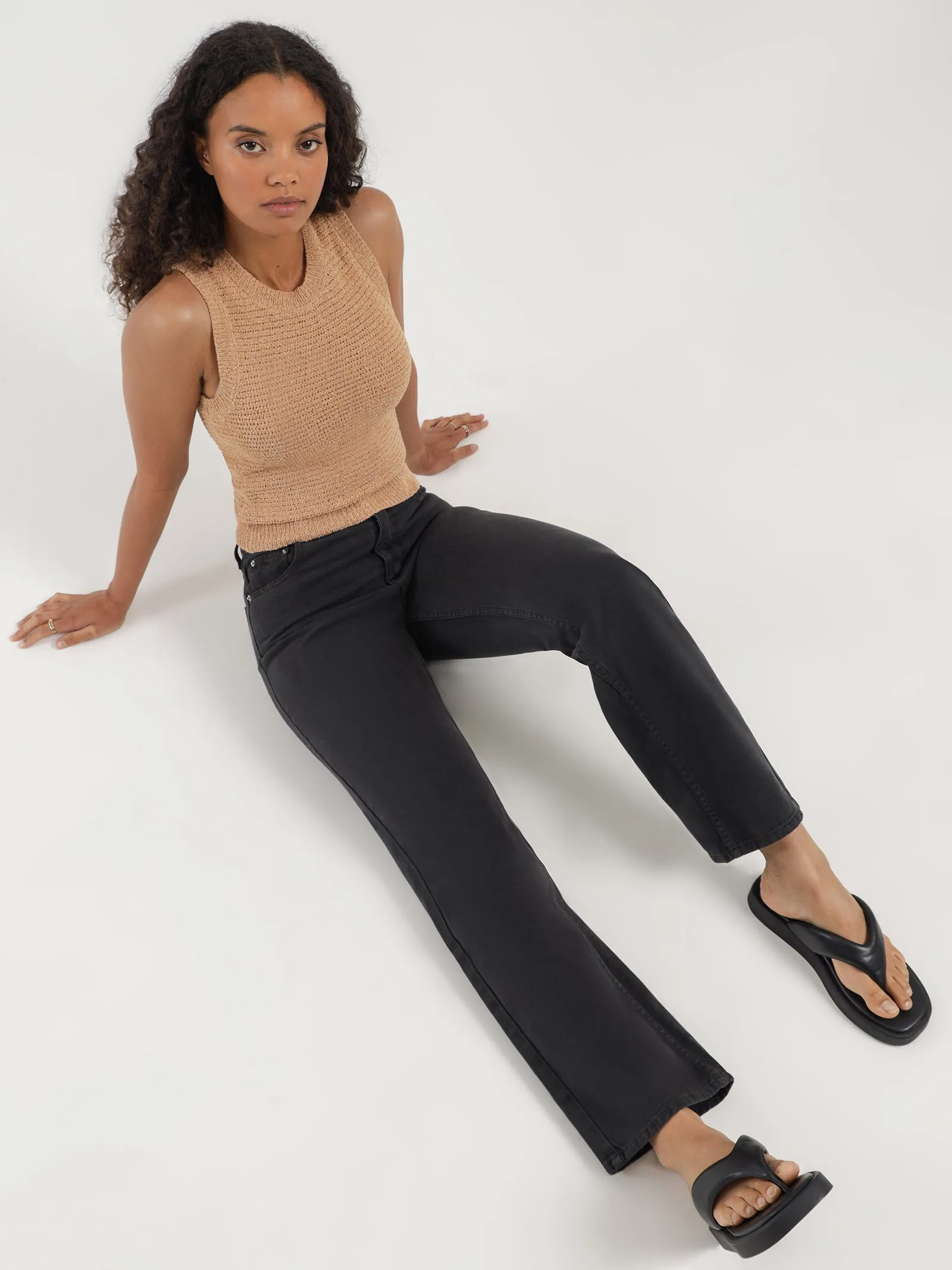 Ember Knit Tank in Brick