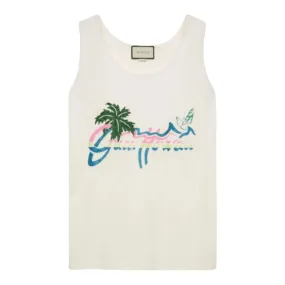 Gucci Hawaii Print Tank Top