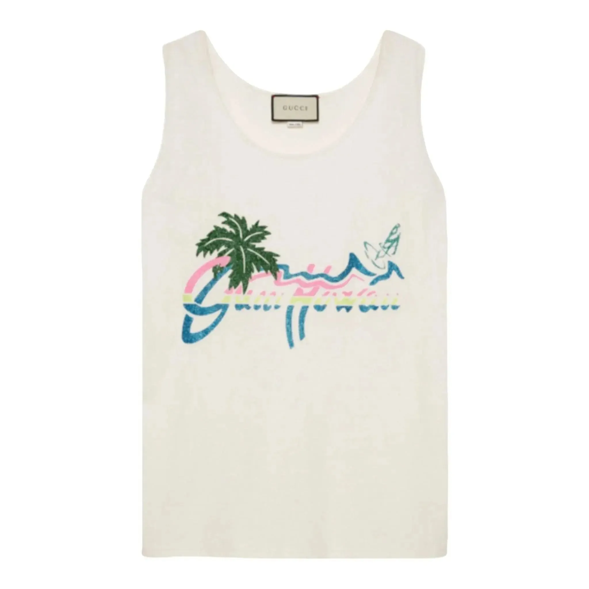Gucci Hawaii Print Tank Top