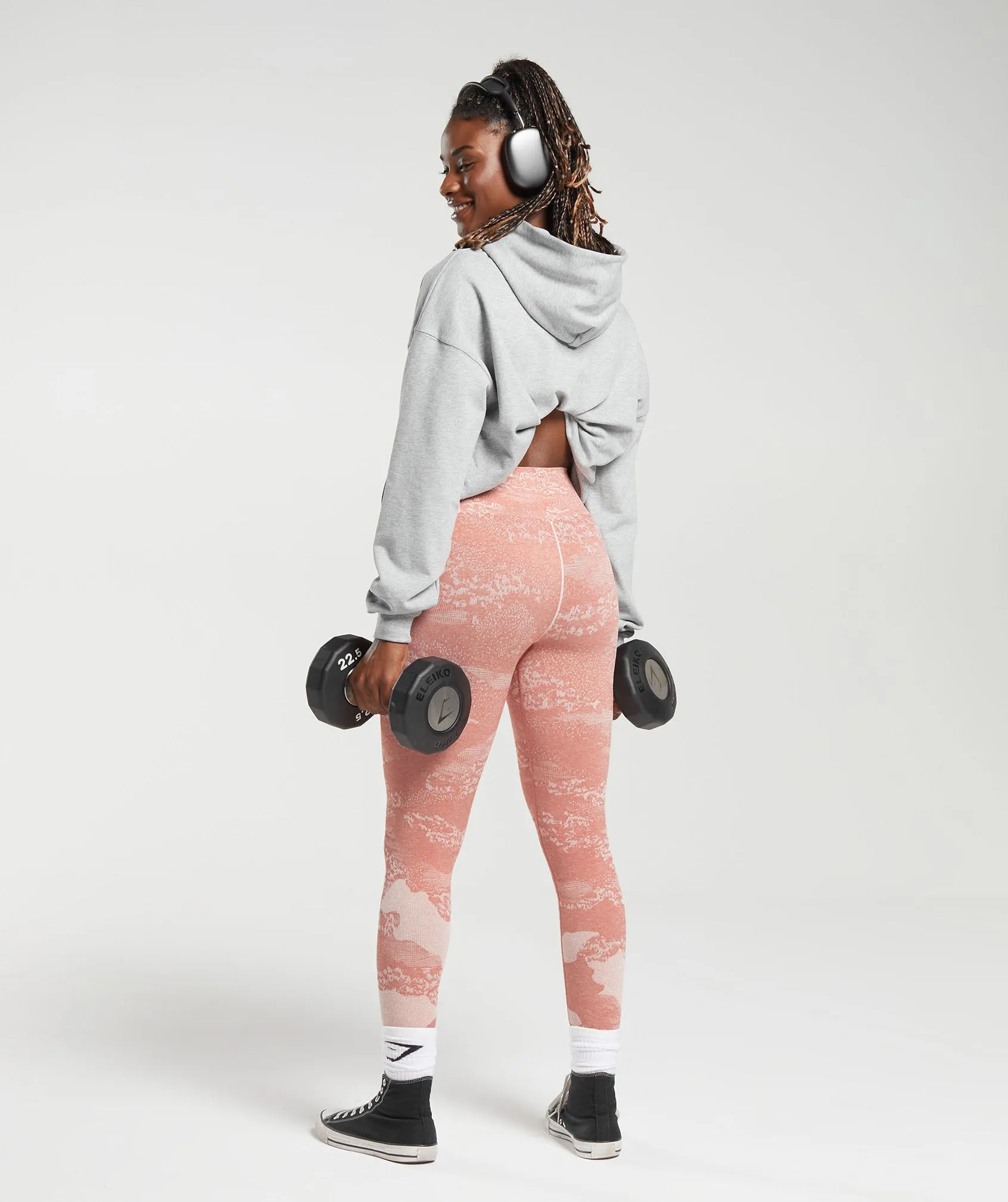 Gymshark Adapt Camo Seamless Leggings - Misty Pink/Hazy Pink