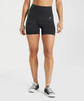 Gymshark Adapt Camo Seamless Shorts - Black/Onyx Grey