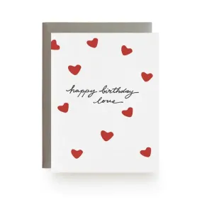 Happy Birthday, Love Greeting Card