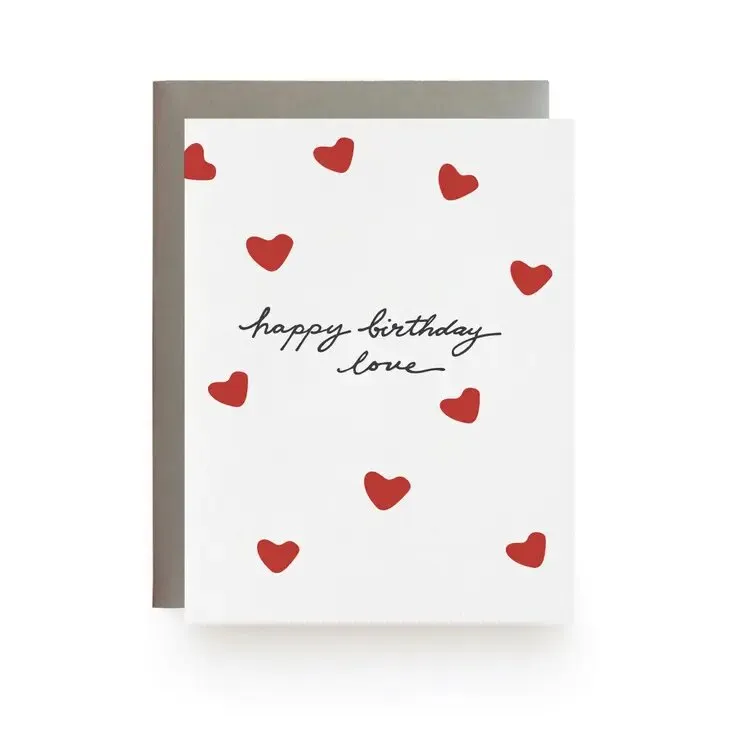 Happy Birthday, Love Greeting Card