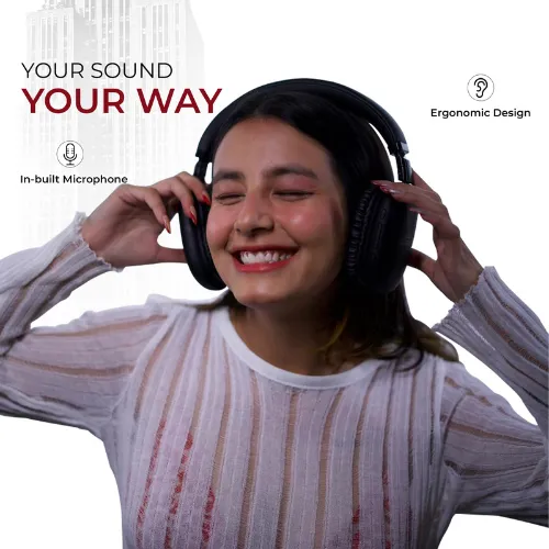 iCruze Comfy Wireless Headphone (Black)