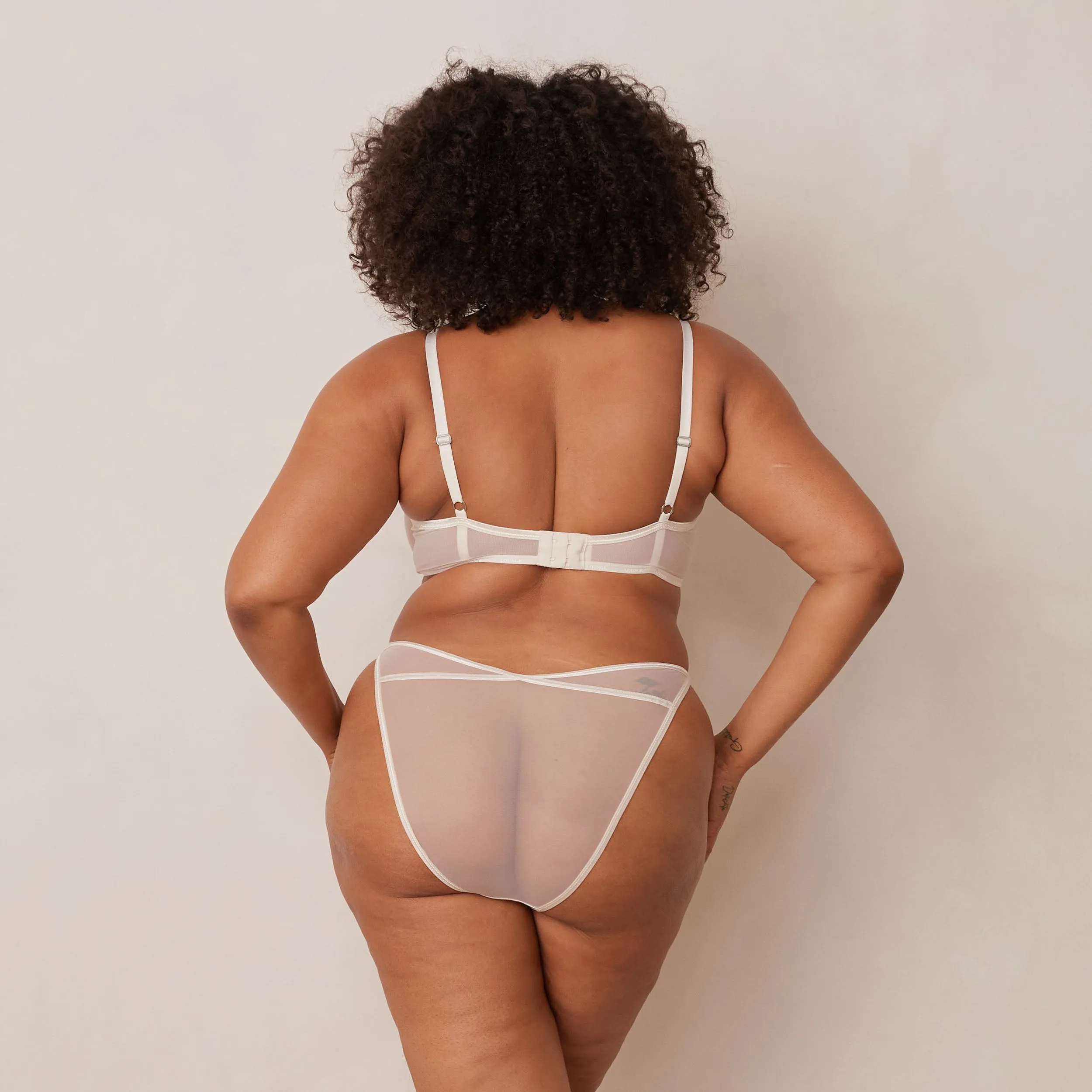 Illustration Balcony Bra  - Pearl