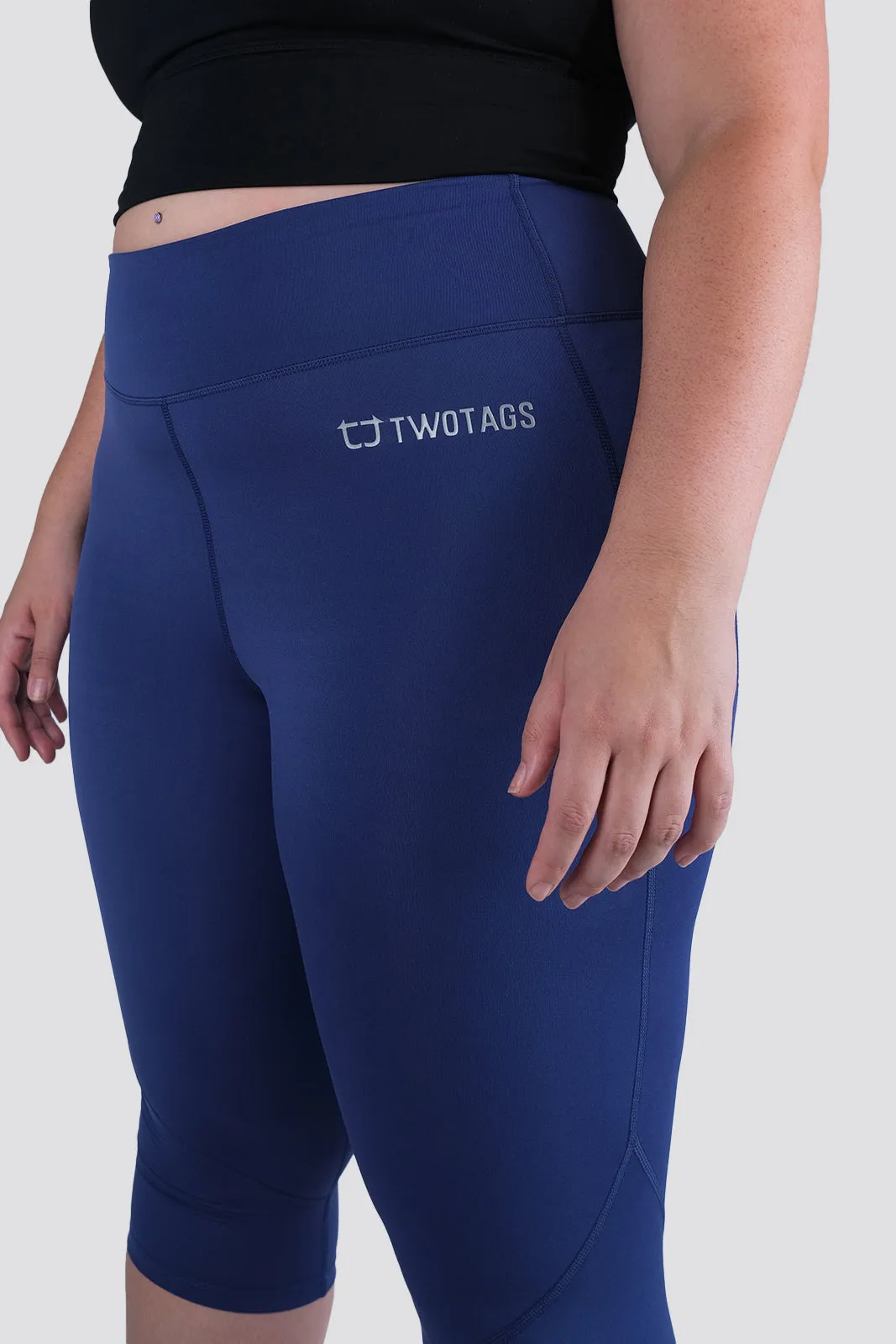Impel 3/4 Highwaisted Leggings - Azure