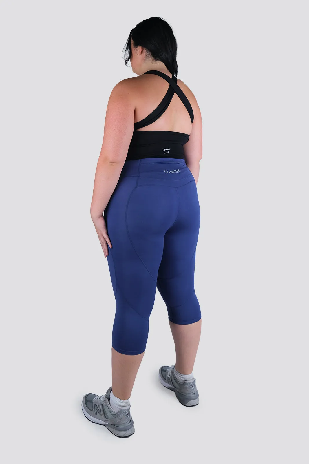 Impel 3/4 Highwaisted Leggings - Azure
