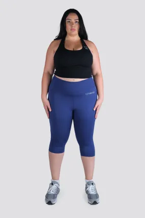 Impel 3/4 Highwaisted Leggings - Azure