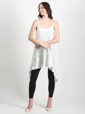 Kai white textured Top