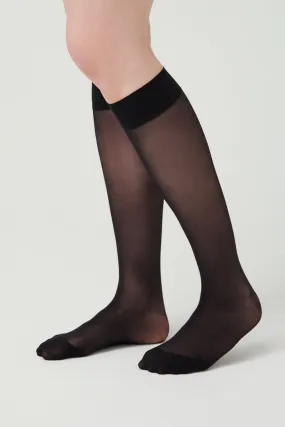 Knee High Sheer Compression Socks