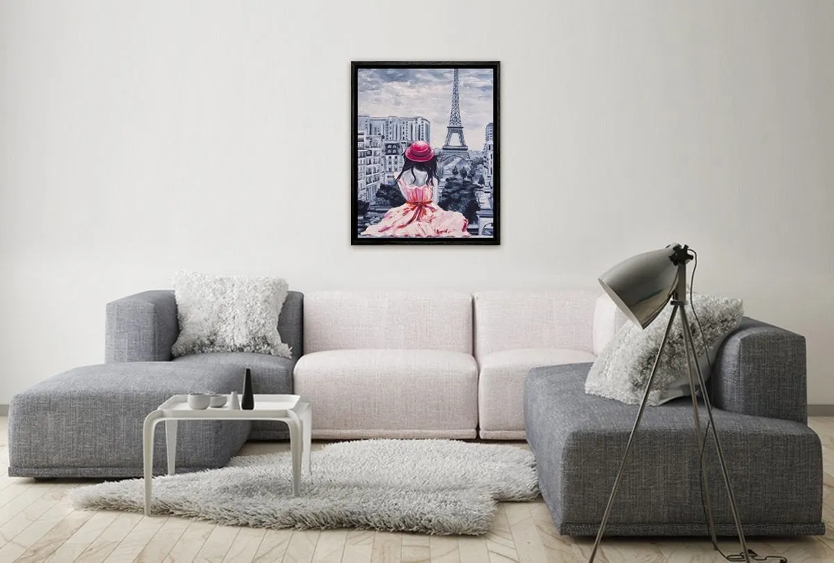 Lady in Paris | Canvas Wall Art Print