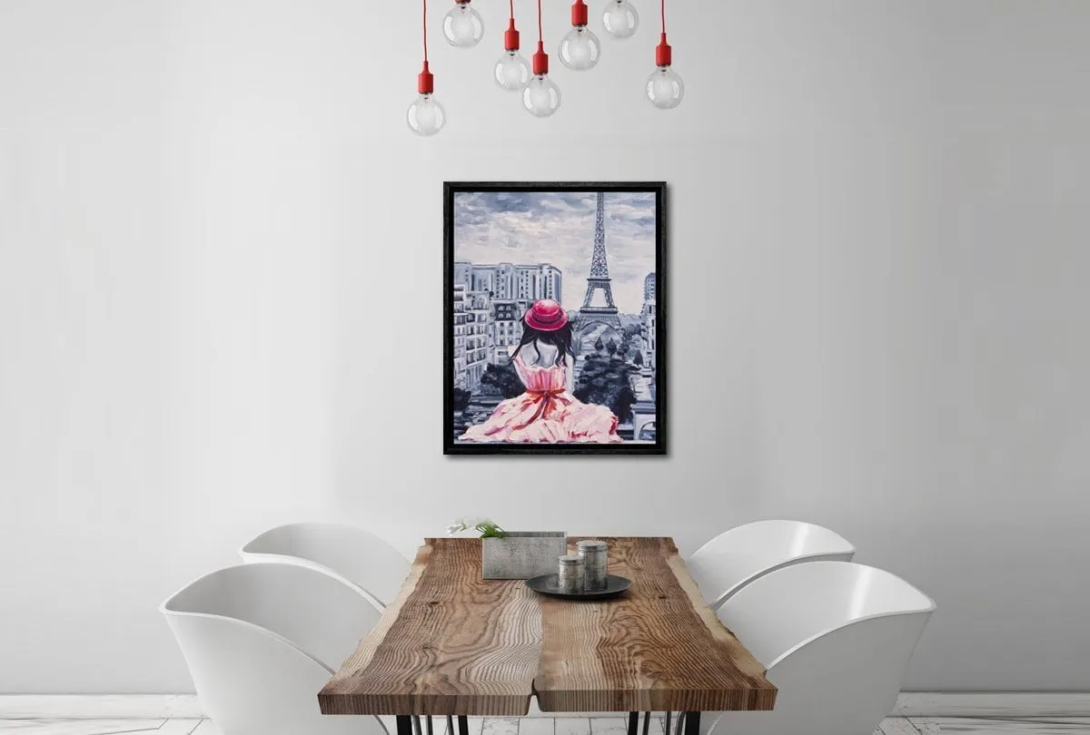 Lady in Paris | Canvas Wall Art Print