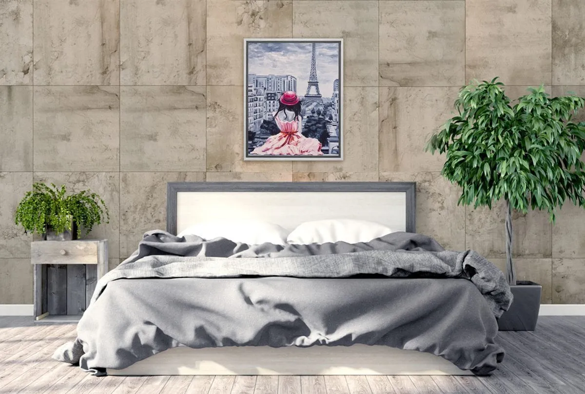 Lady in Paris | Canvas Wall Art Print