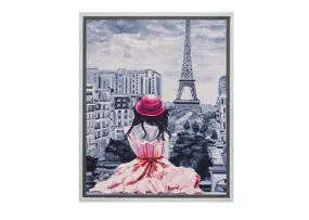 Lady in Paris | Canvas Wall Art Print