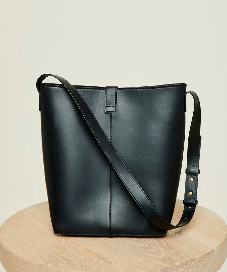 Leather Bucket Bag