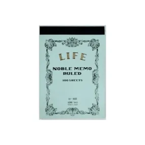 Life Japan Japanese Noble Memo Book B7 - Ruled