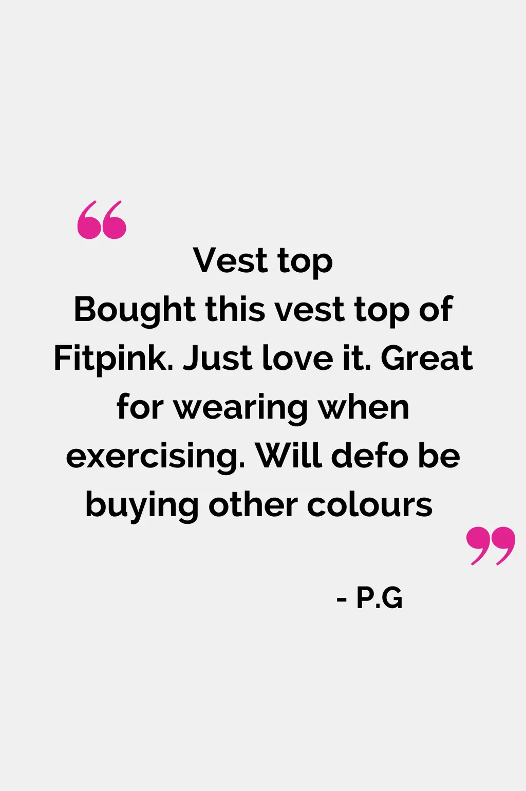 Lightweight Sports Vest in Pink