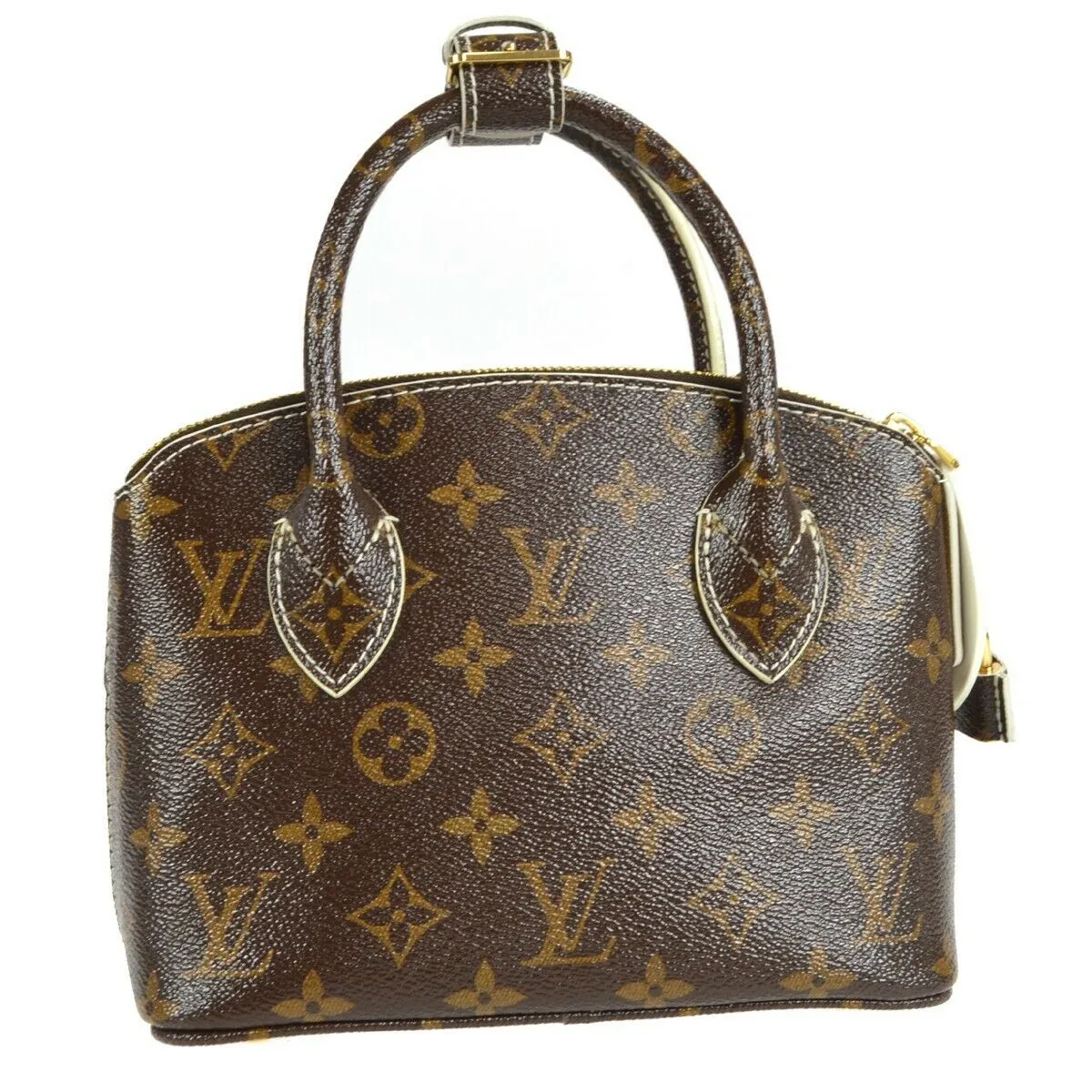 LOUIS VUITTON LOCKIT BB HAND BAG PURSE MONOGRAM SHINY M40599 73591