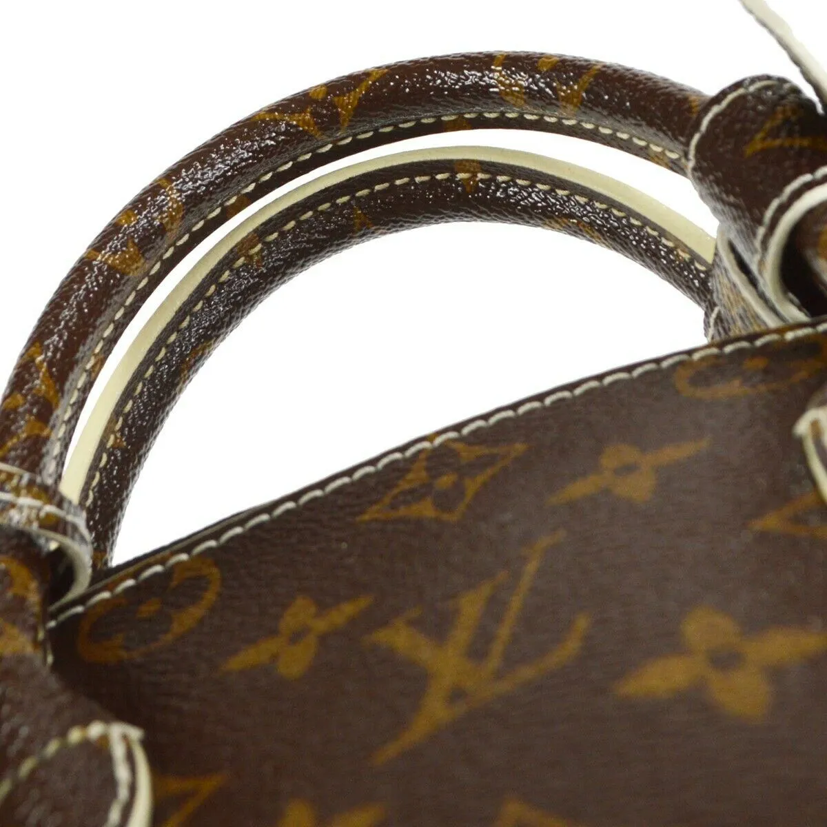 LOUIS VUITTON LOCKIT BB HAND BAG PURSE MONOGRAM SHINY M40599 73591