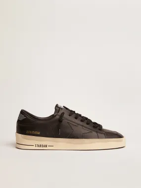 Men's Stardan in total black leather