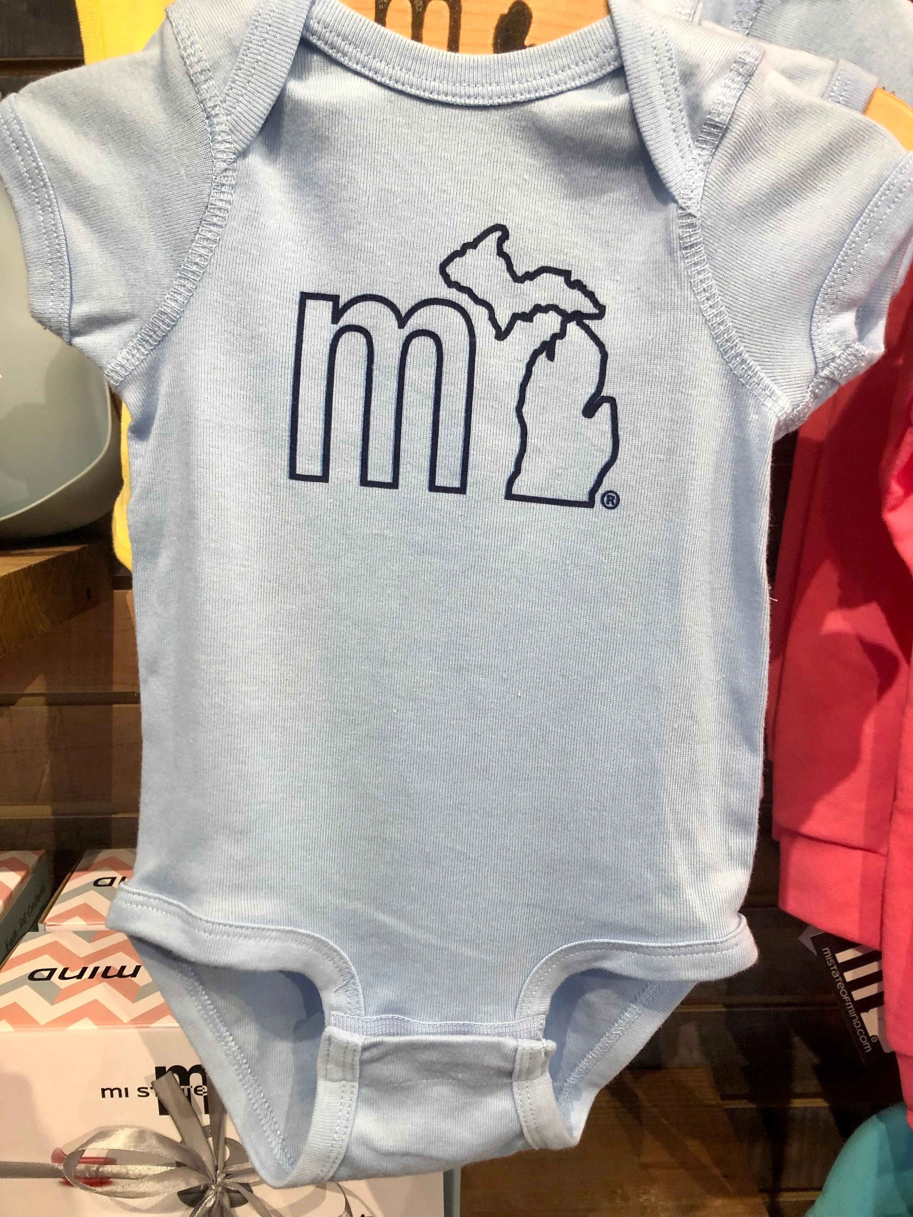 mi Outline Baby Onesie