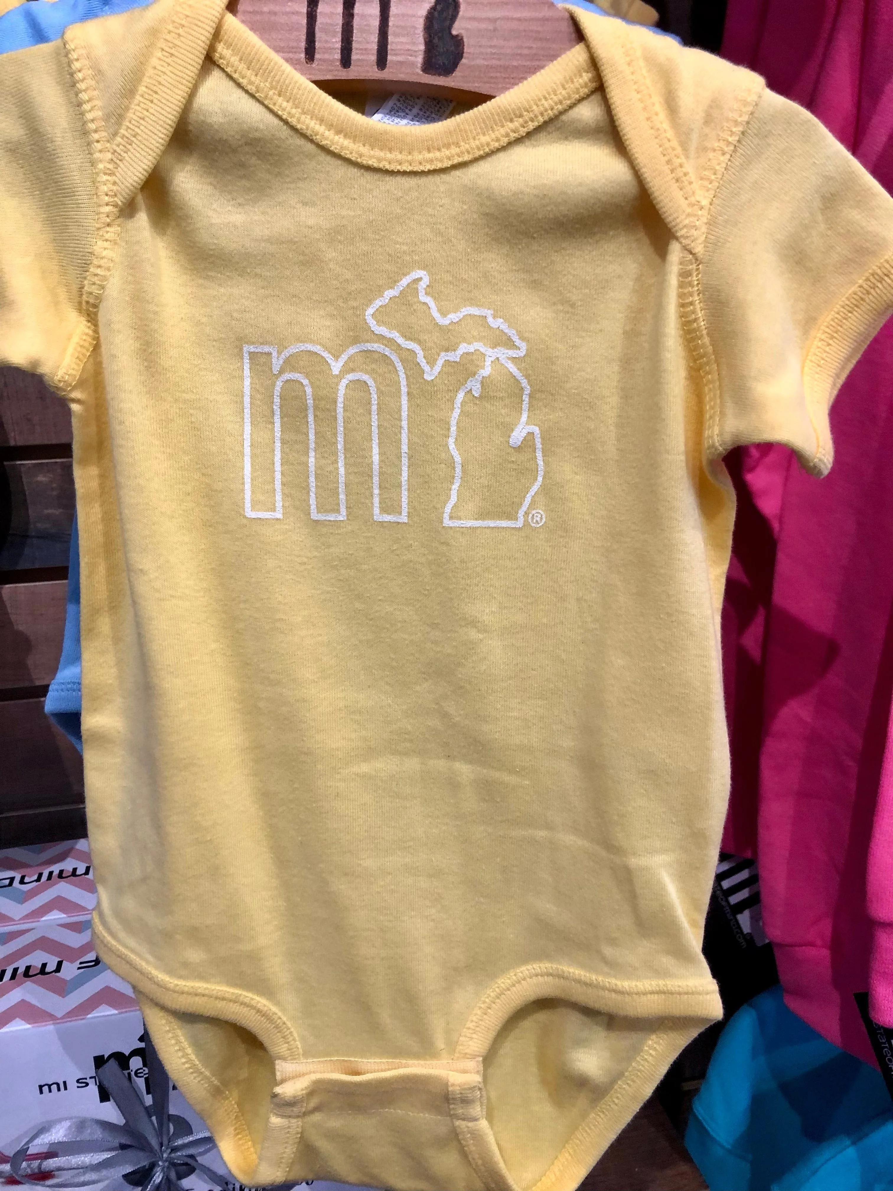 mi Outline Baby Onesie