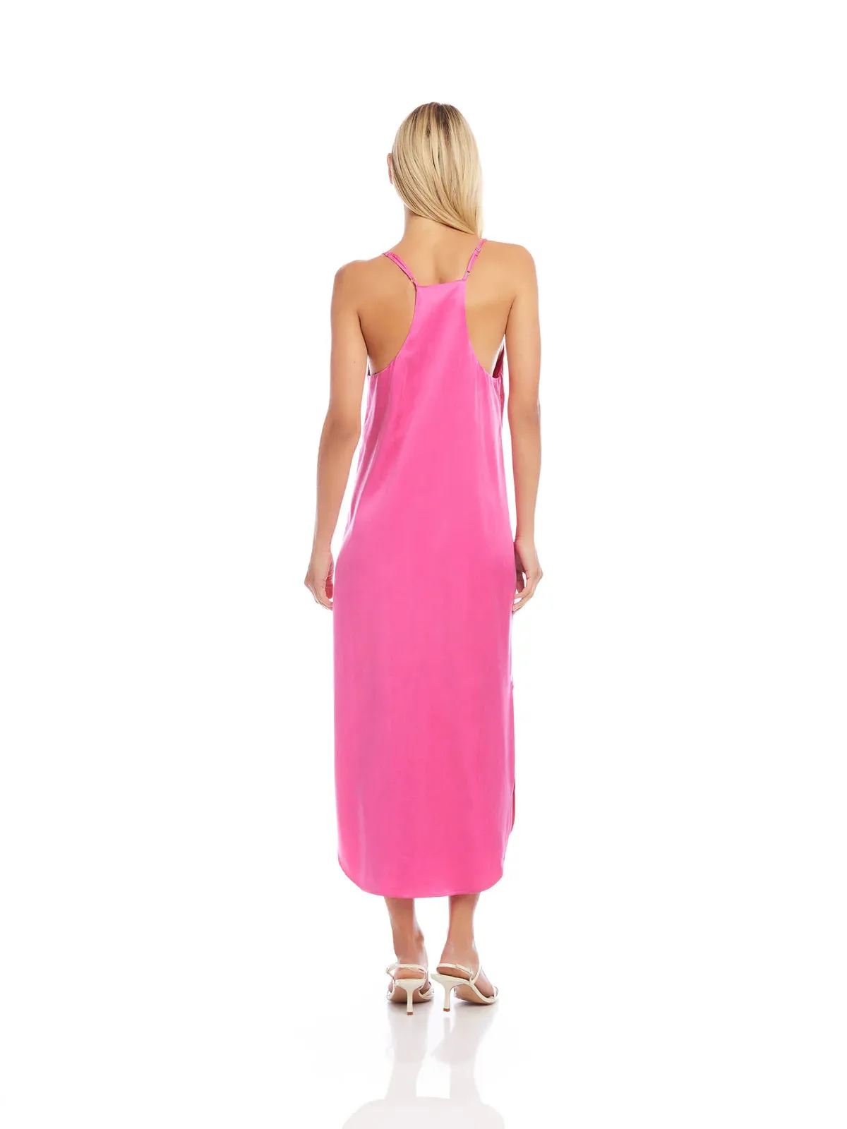 Midi Racerback Dress Pink