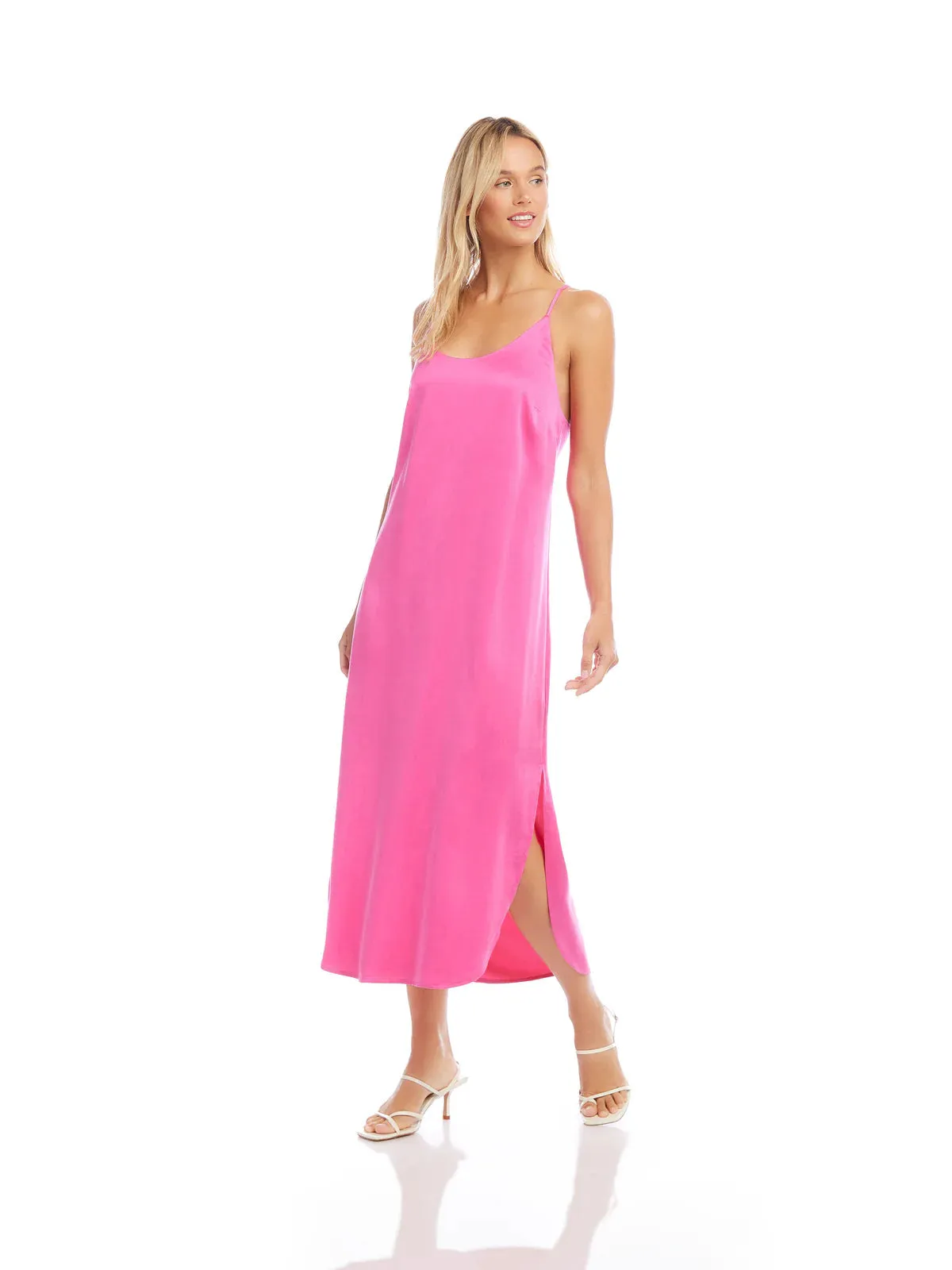 Midi Racerback Dress Pink