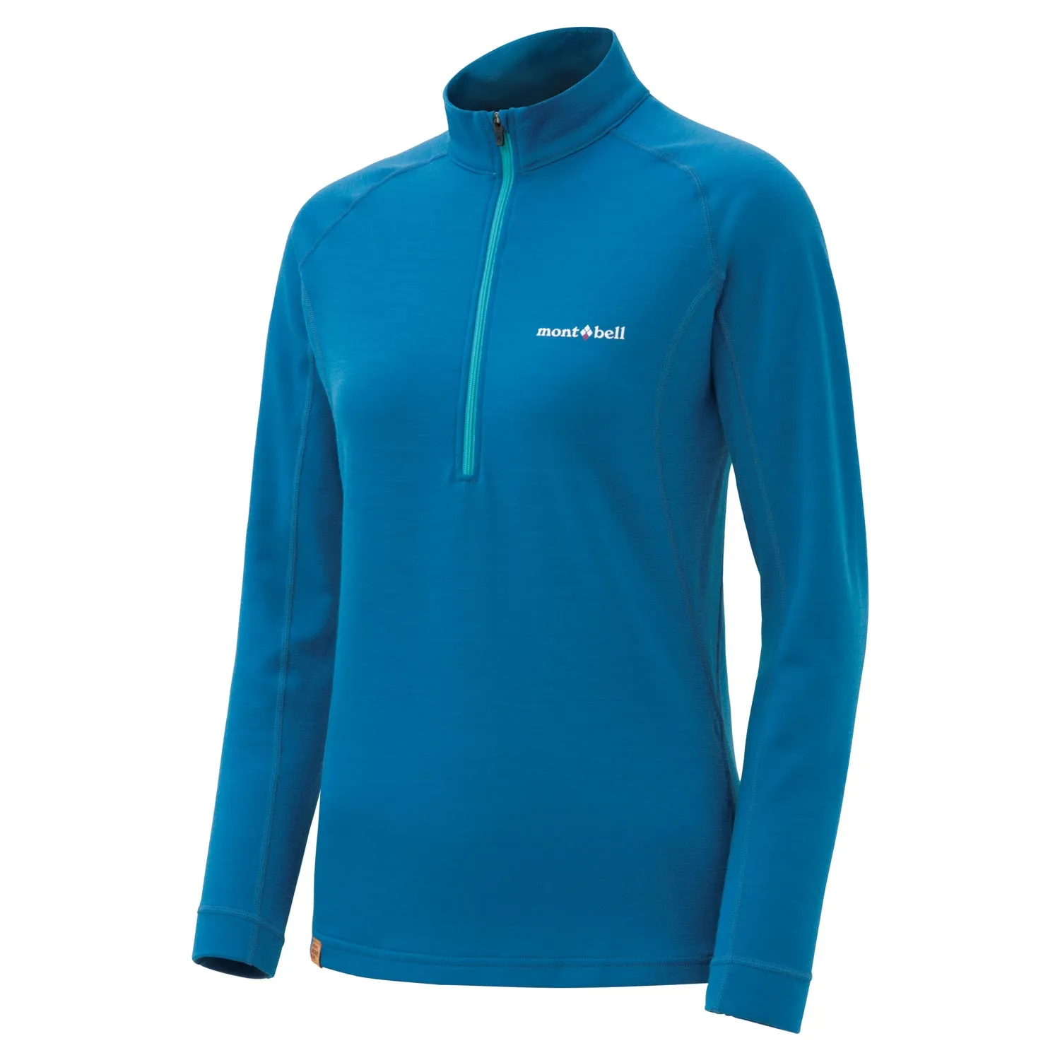 Montbell Womens Merino Wool Plus Action Zip Neck