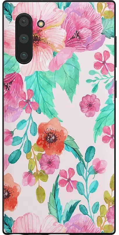 Out And About | Light Pink Floral Samsung Case