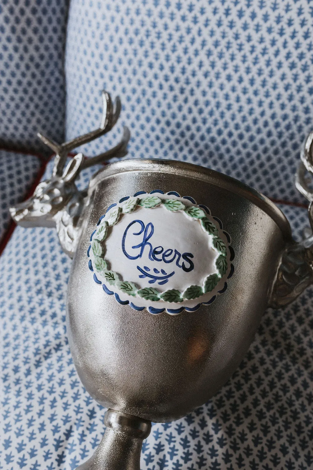 Pewter Trophy Wine Chiller