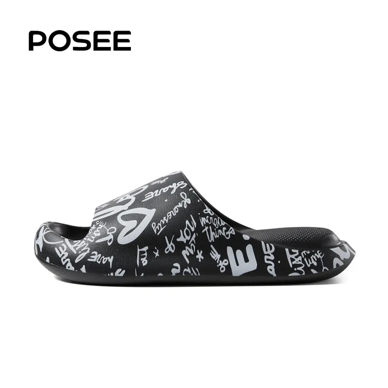 Pillow graffiti cat claw EVA soft slippers