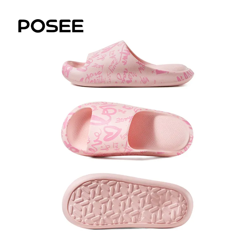 Pillow graffiti cat claw EVA soft slippers