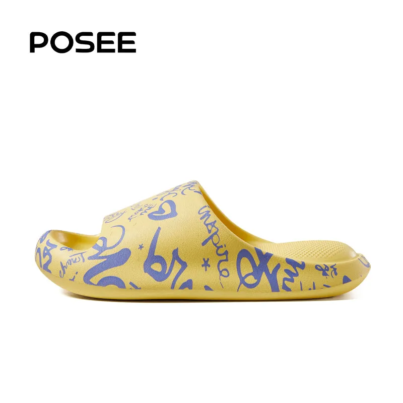 Pillow graffiti cat claw EVA soft slippers