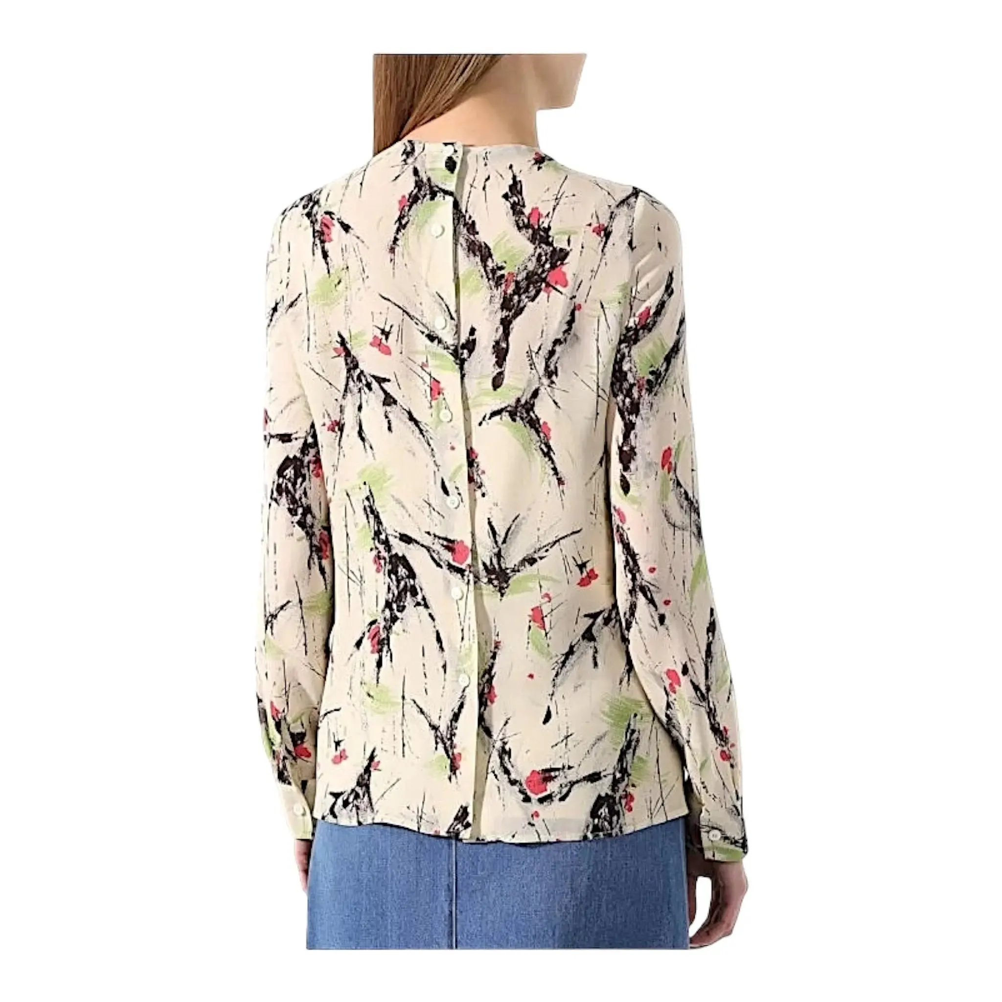 Prada Abstract Print Blouse