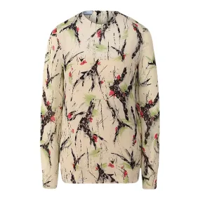 Prada Abstract Print Blouse
