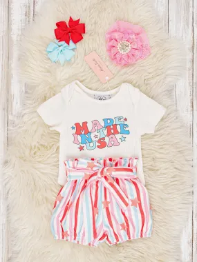 "Made In USA" Bloomers Outfit