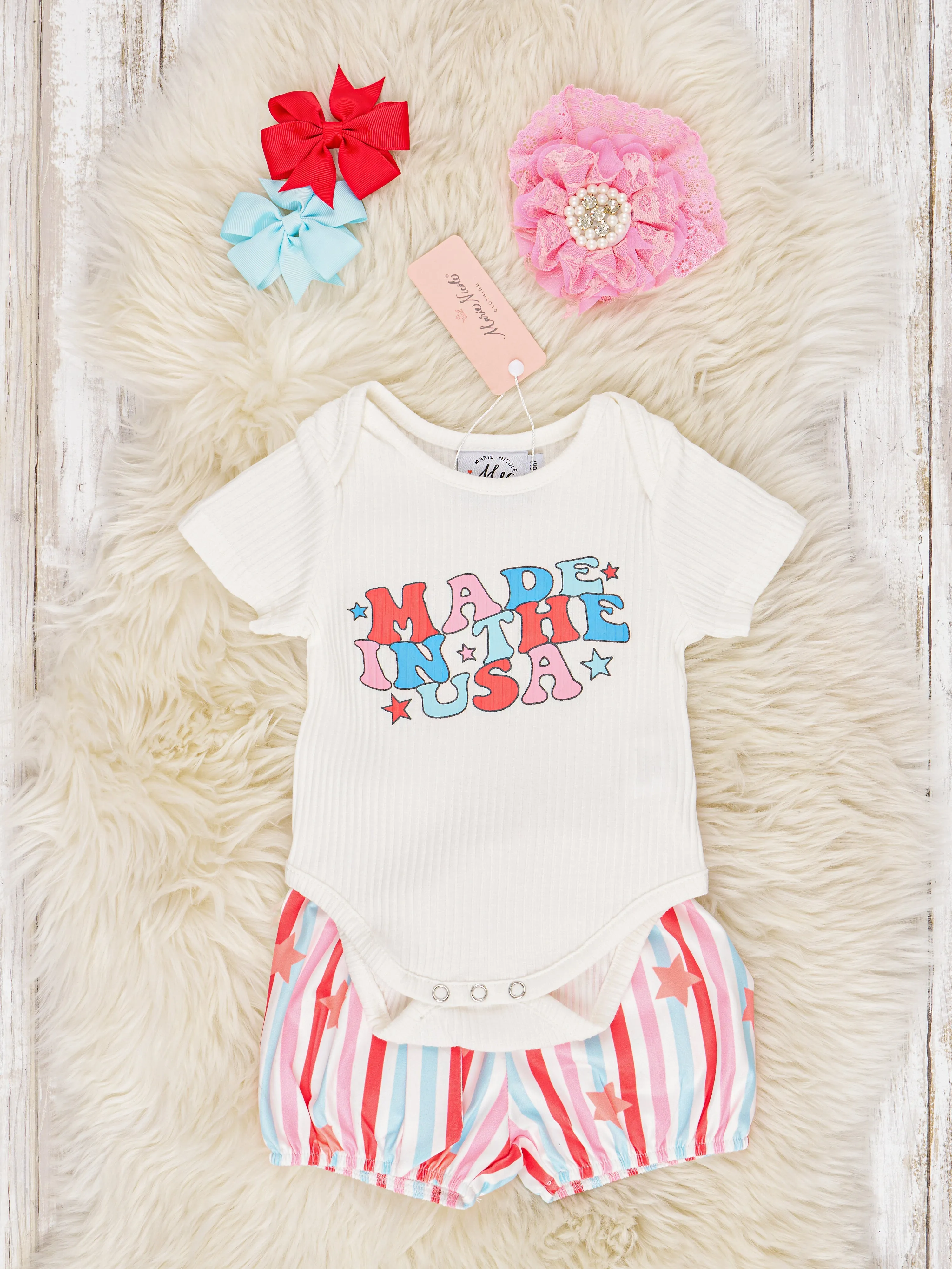 "Made In USA" Bloomers Outfit