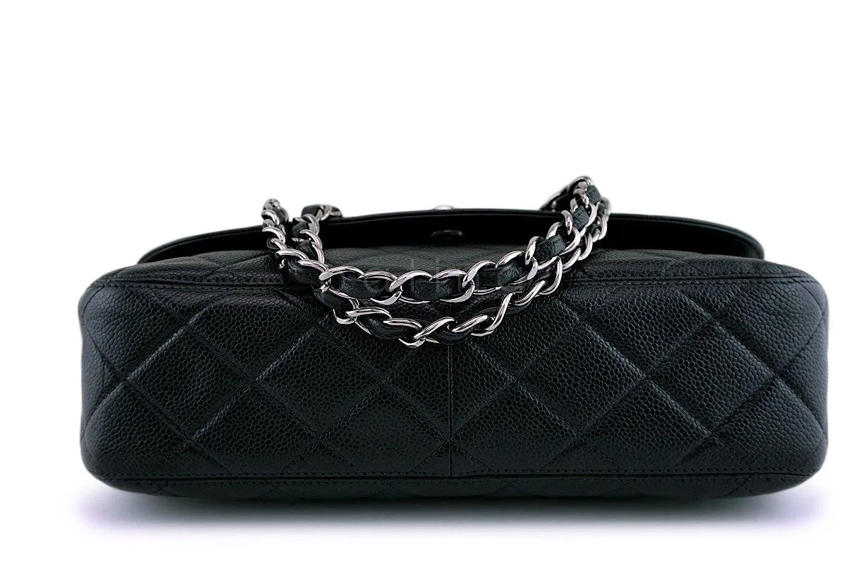 *rare* Chanel Vintage Black Caviar Jumbo Flap Bag RHW