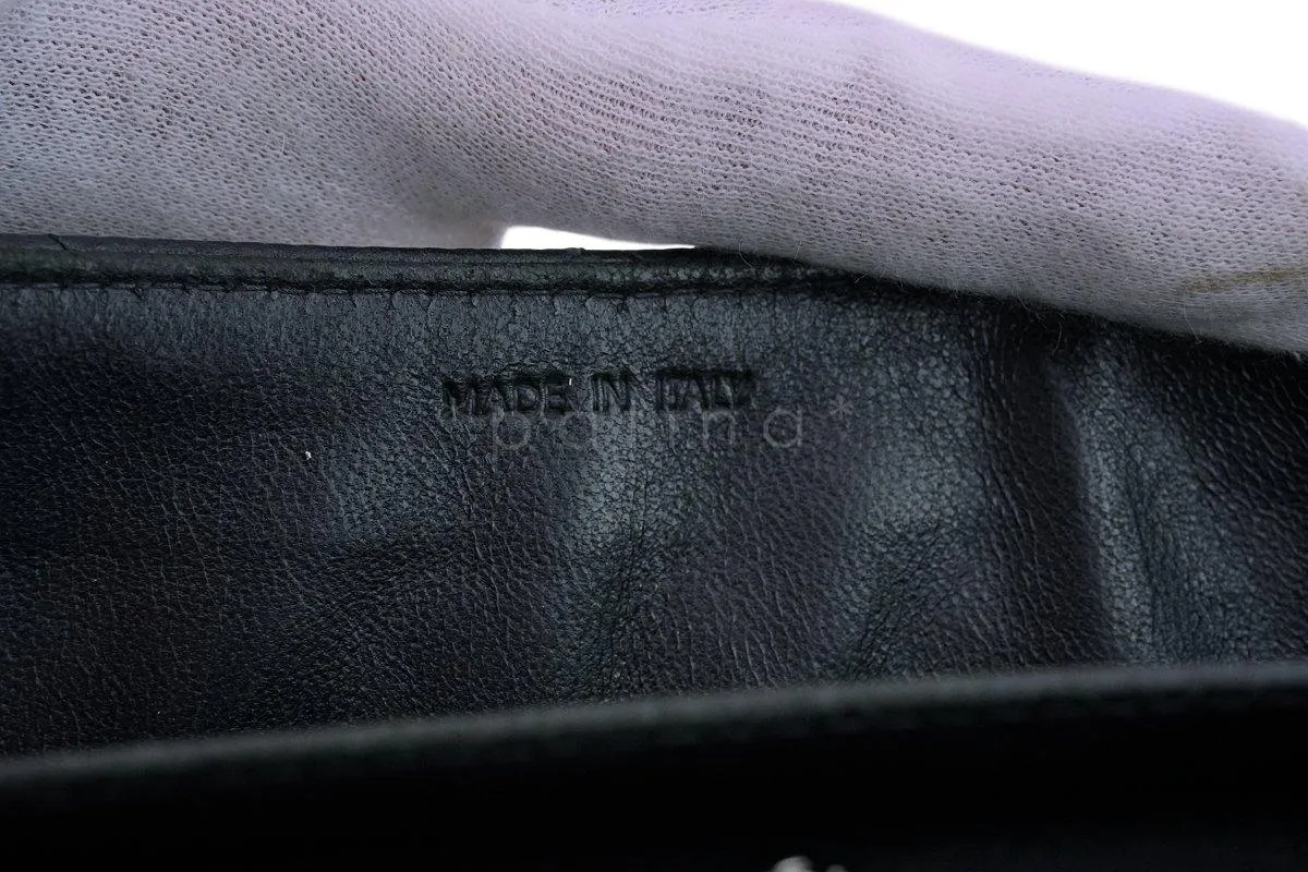 *rare* Chanel Vintage Black Caviar Jumbo Flap Bag RHW