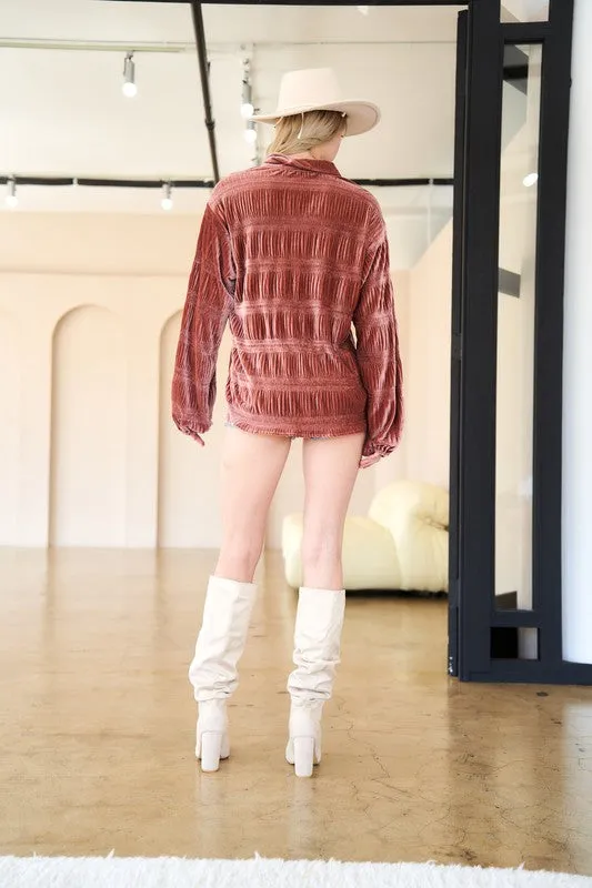 The Fergi Button Up Top (DS)