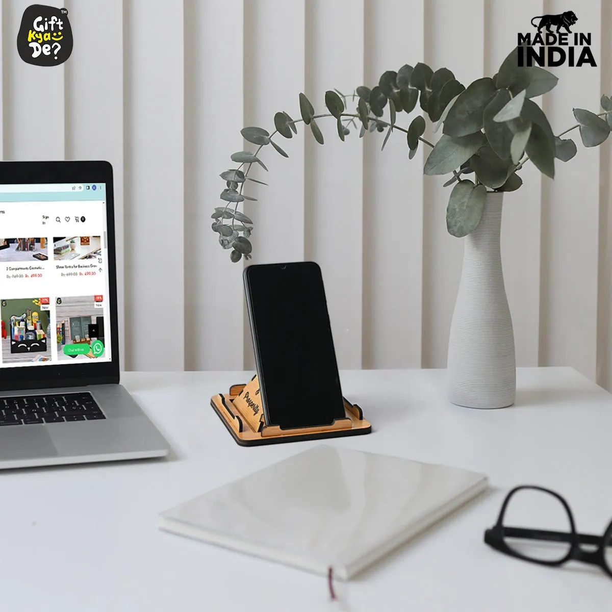 Vastu Pyramid Mobile Stand | Good Luck Vibes | Home & Office Accessories