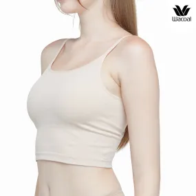 Wacoal Mood Comfy เสื้อสายเดี่ยว มีบราในตัว รุ่น WH4M03 สีเบจ (BE)
