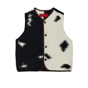 Wool & Mohair Blotch Waistcoat