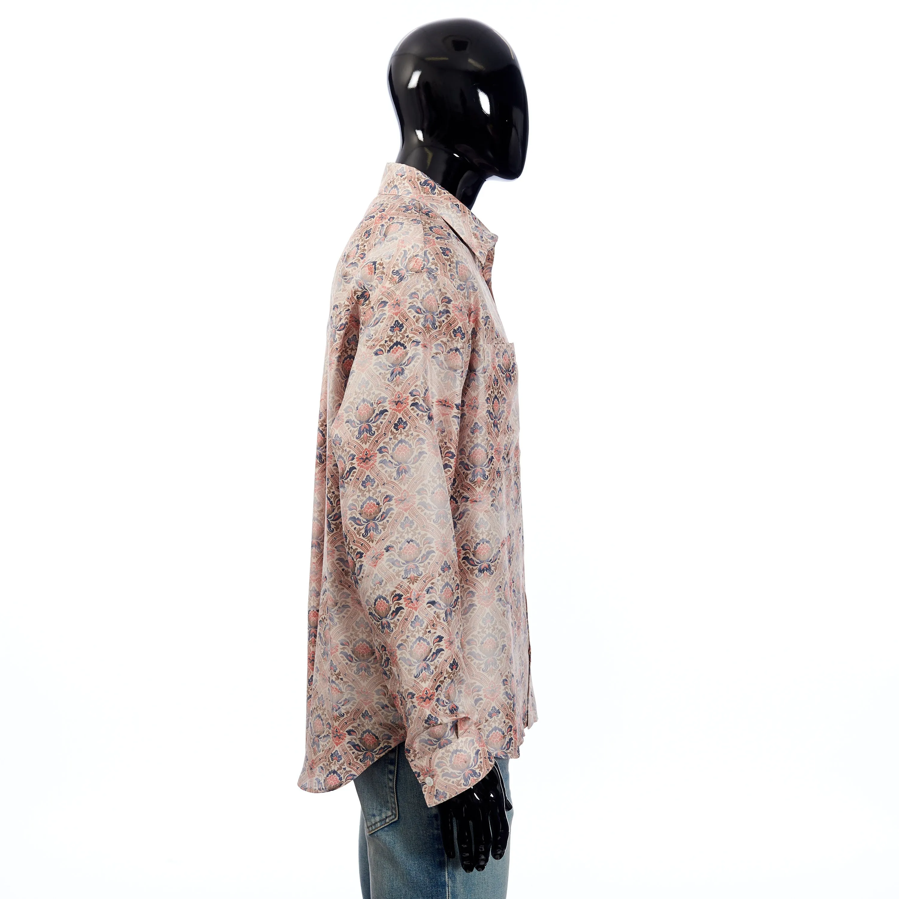 x AMOAKO BOAFO Shirt In Multicolor Silk Canvas