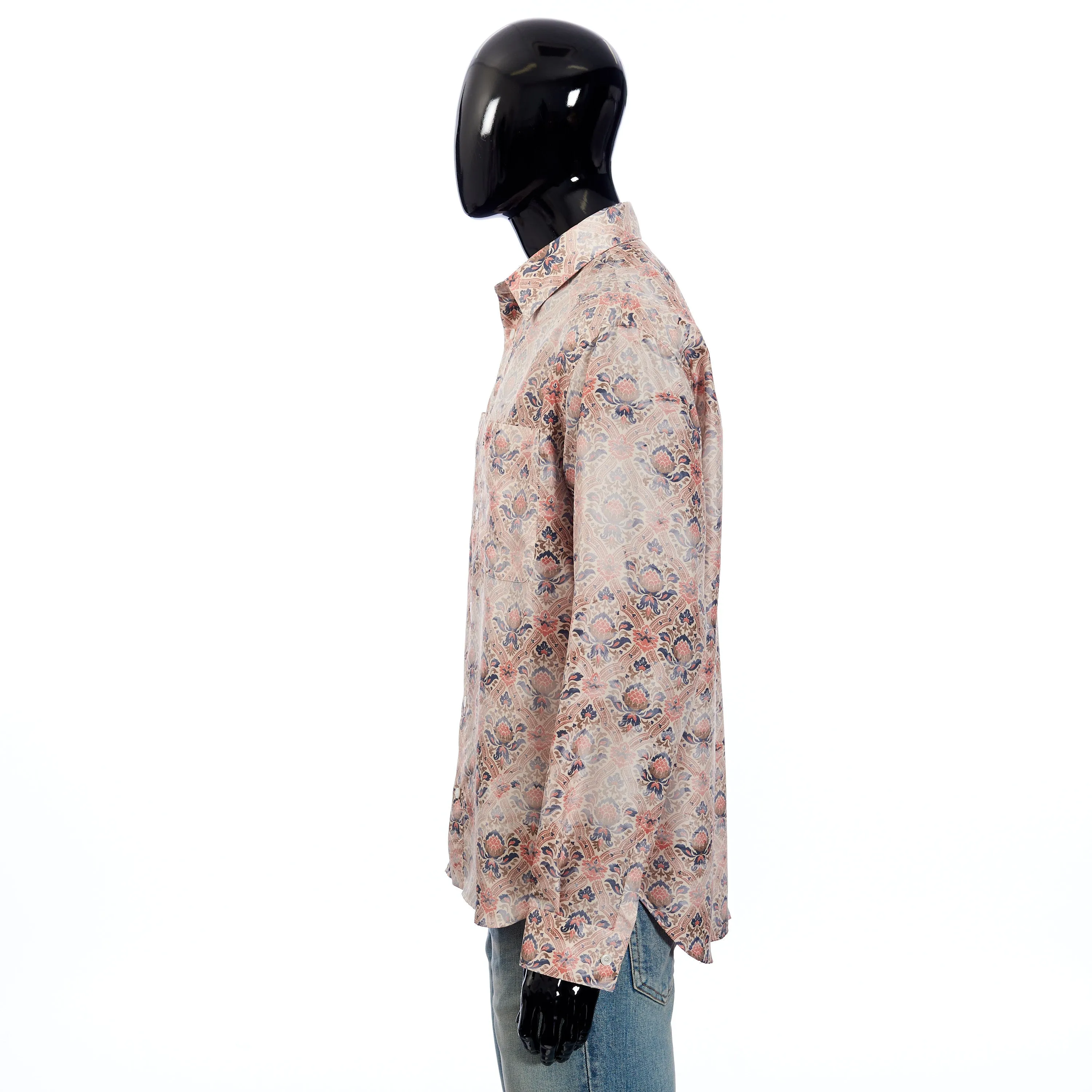 x AMOAKO BOAFO Shirt In Multicolor Silk Canvas
