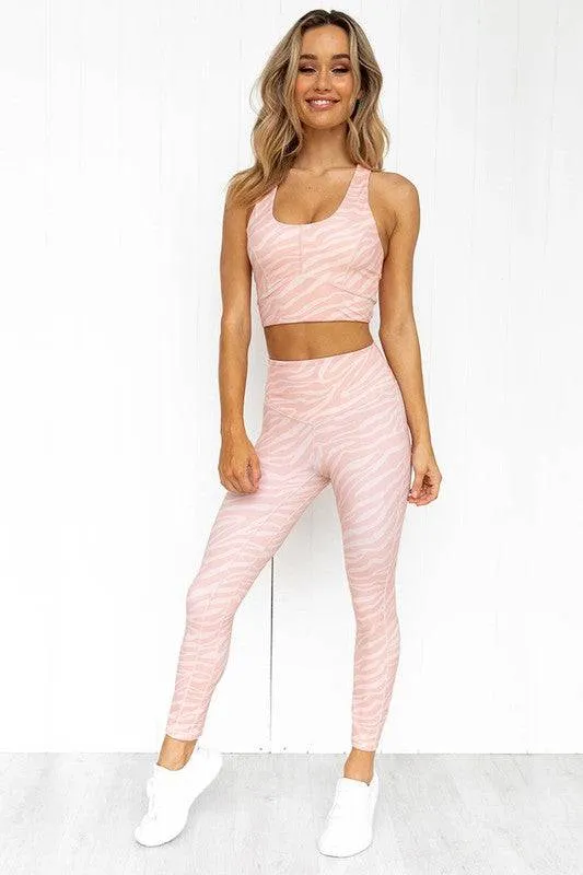 Zebra Sports Bra